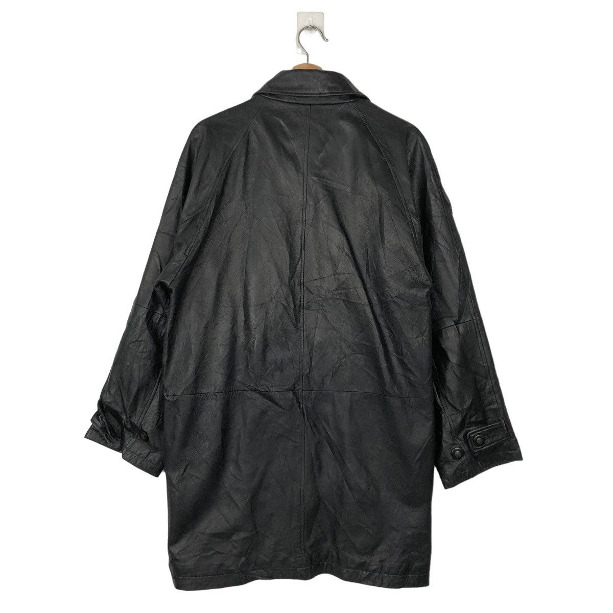 VINTAGE SOFT LEATHER LONG JACKET HUMPHREY BOGART JAPAN