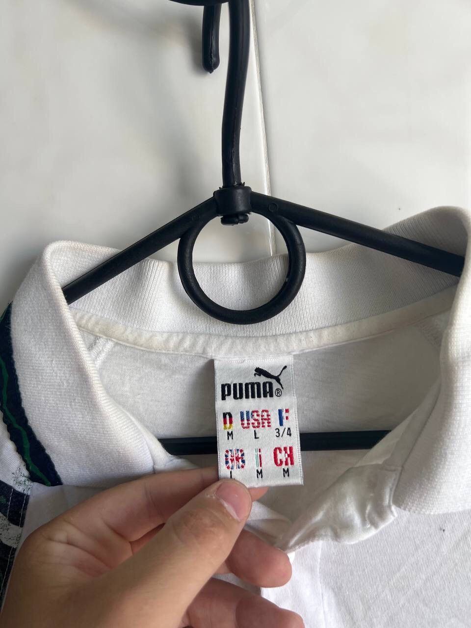 Puma × Vintage Vintage Jersey Puma SV Werder Bremen Polo Shirt 1990's Size US L / EU 52-54 / 3 - 3 Thumbnail