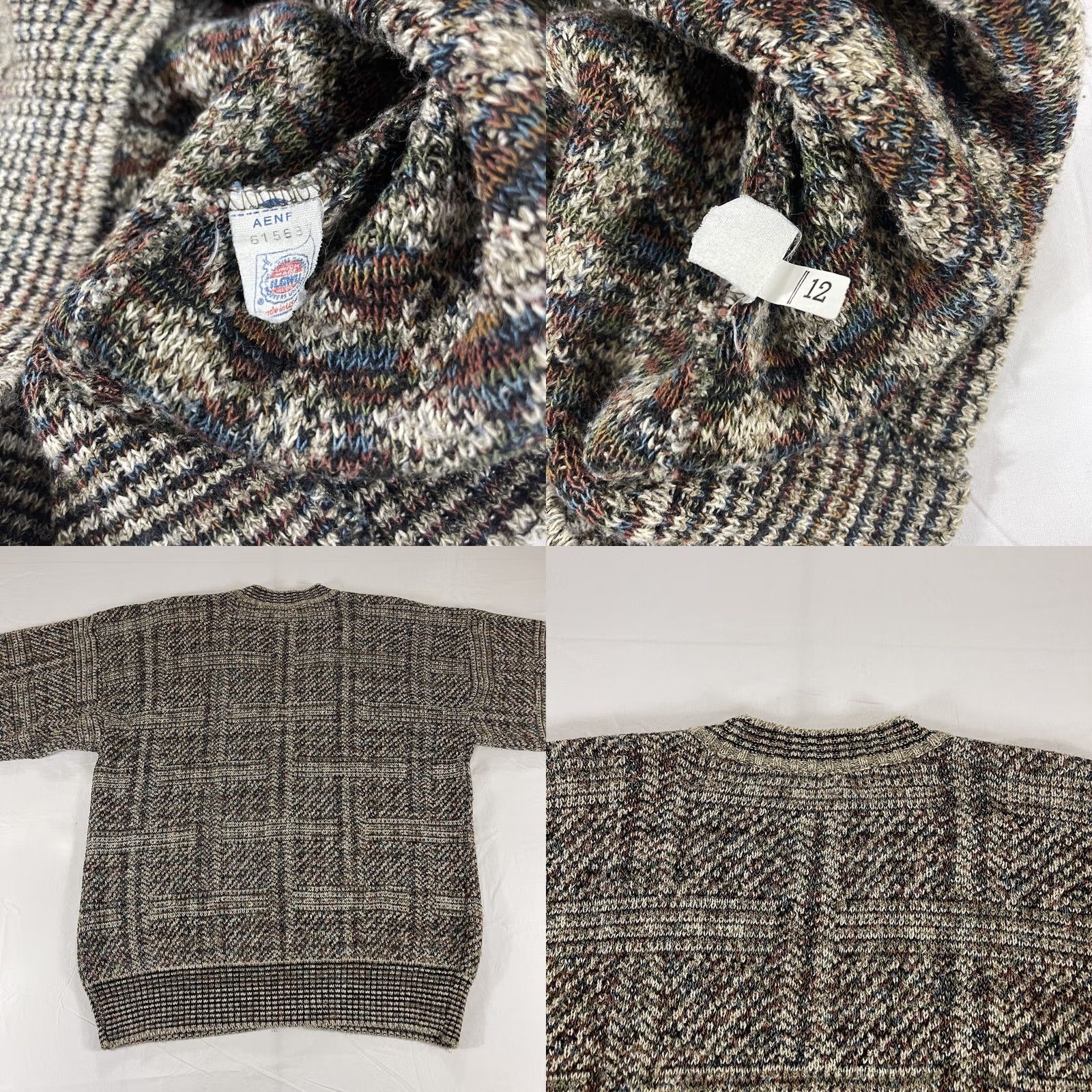 Vintage VINTAGE TSR Cardigan Sweater M Men Knit Beige 90s Button Cardigan Vintage Size US M / EU 48-50 / 2 - 9 Thumbnail
