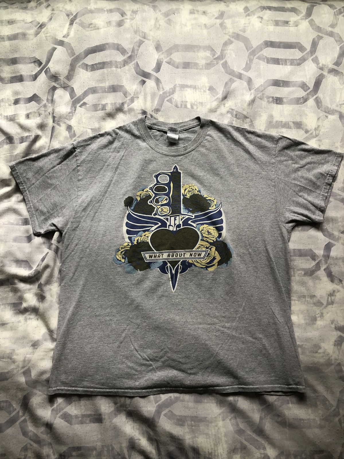 Band Tees × Bon Jovi × Vintage Bon Jovi ‘What About Now’ 2013 Tour Classic Rock T Shirt Size US XL / EU 56 / 4 - 1 Thumbnail