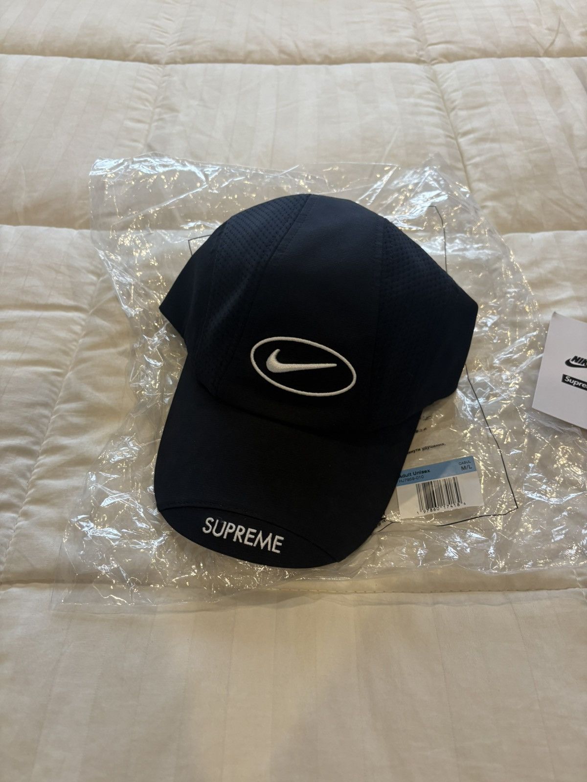 Nike × Supreme Supreme Nike Hat Black Size ONE SIZE - 2 Thumbnail