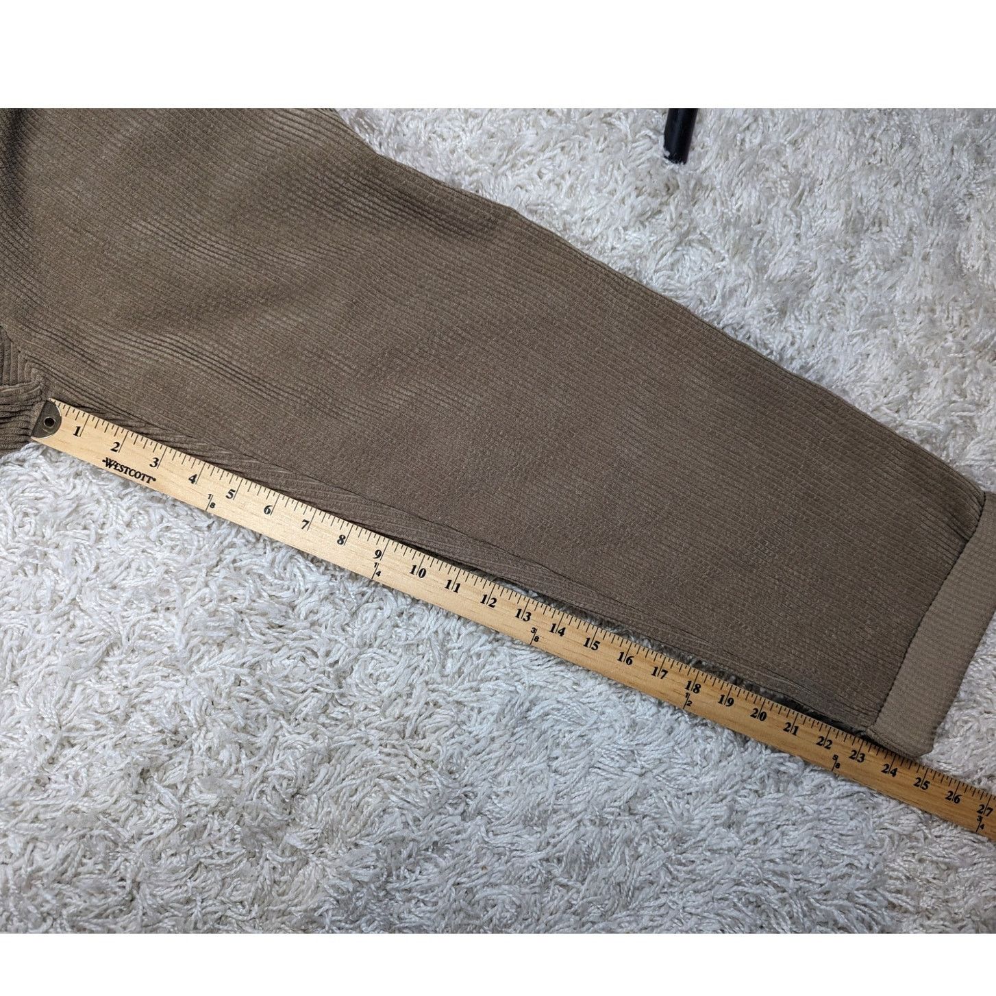 Other Petal & Pup High Waisted Pleated Corduroy Pants Tan Size 4 Size 27" / US 4 / IT 40 - 7 Thumbnail