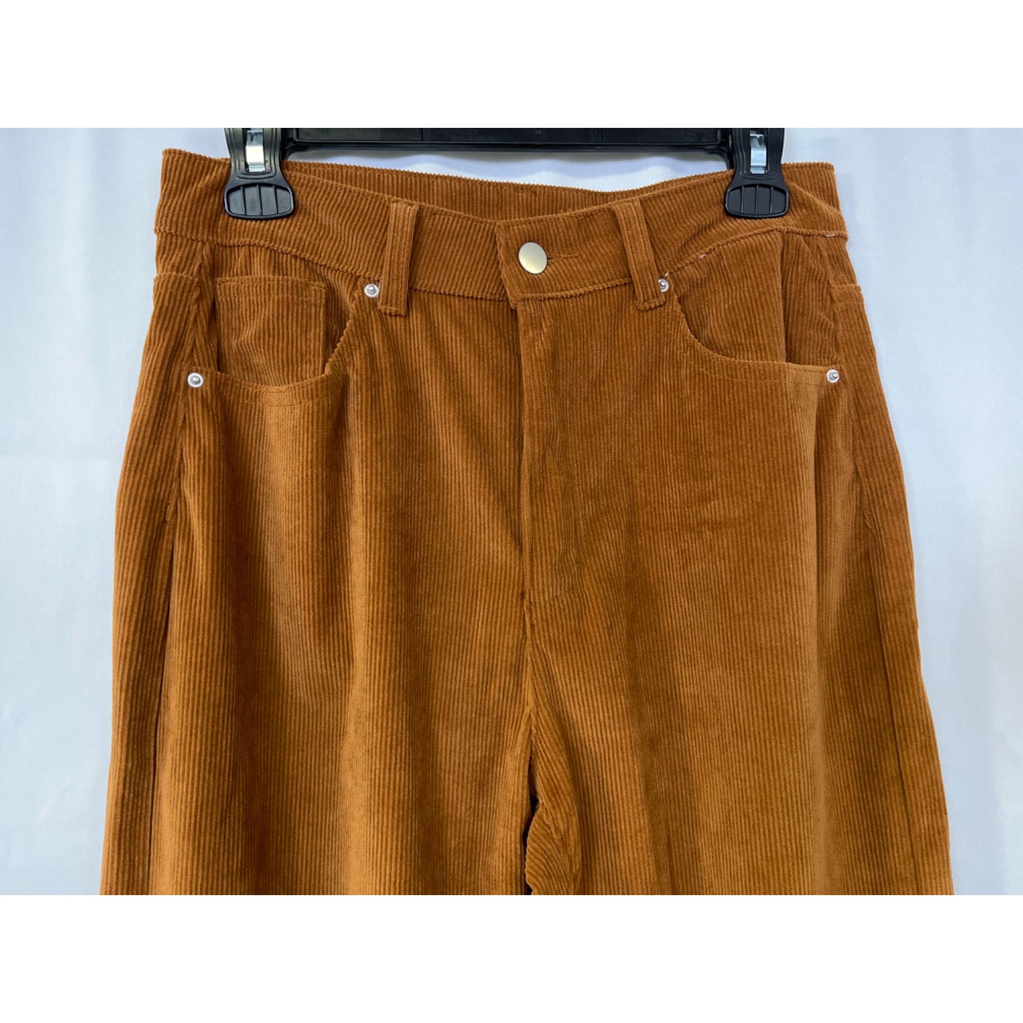 Shein Shein Women's Brown Corduroy Pants/Wide Leg Size 6/M SKU 571 Size 28" / US 6 / IT 42 - 2 Thumbnail