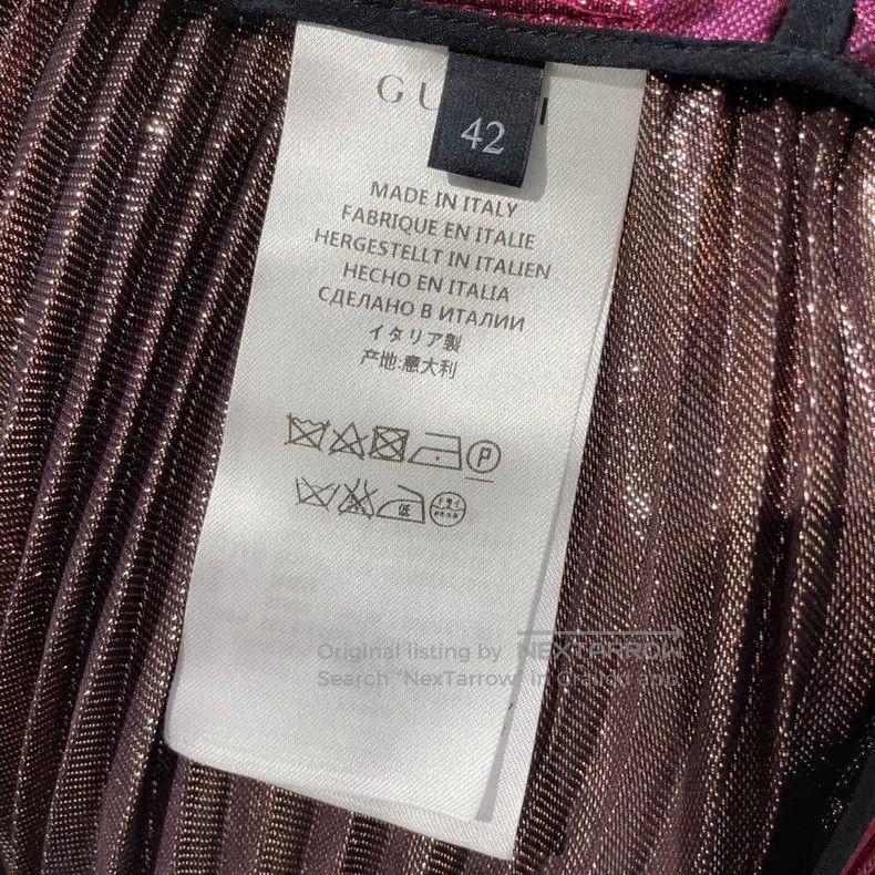 Gucci Gucci Red pleated skirt Size 27" / US 4 / IT 40 - 6 Thumbnail