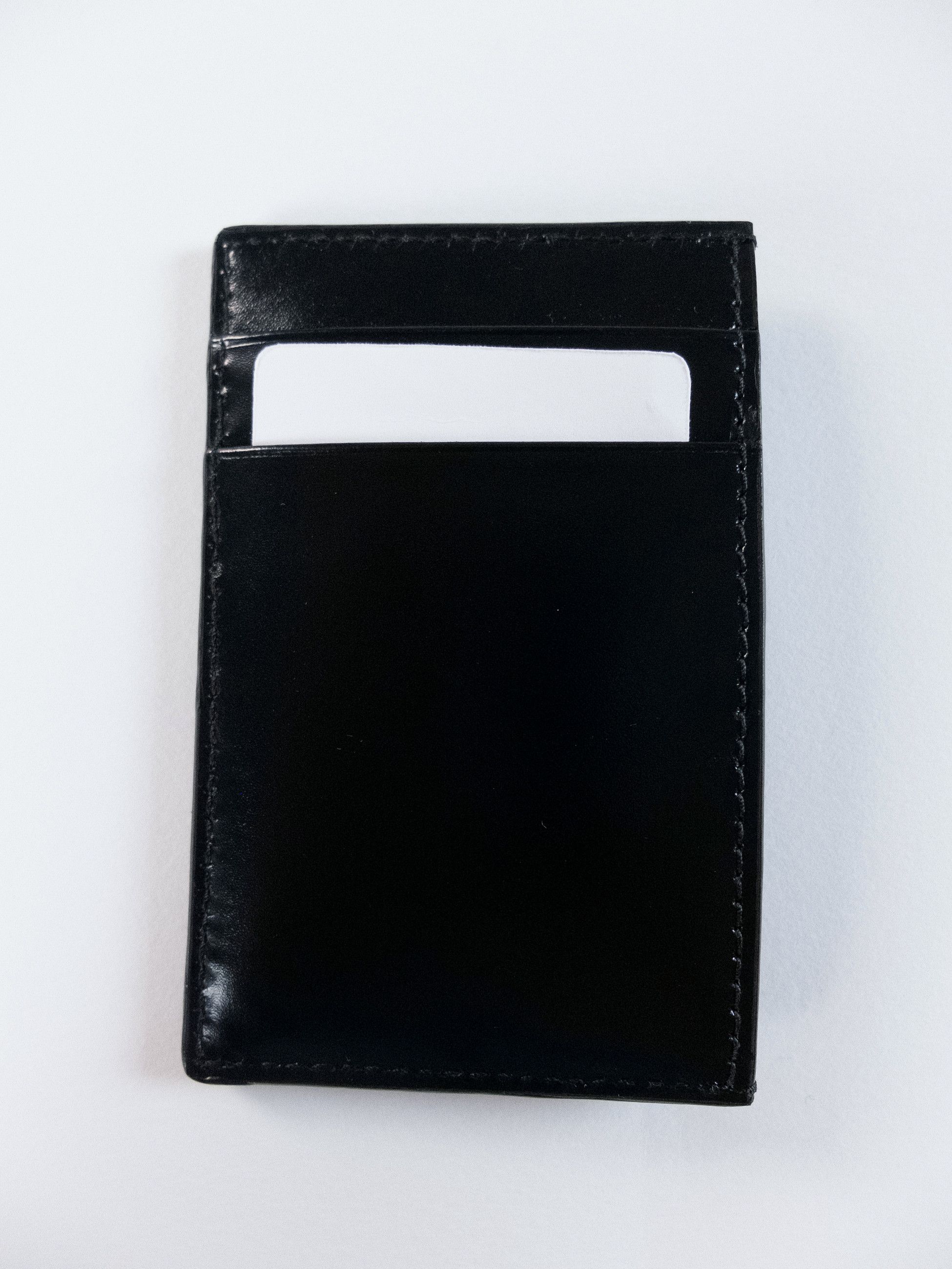 Alexander McQueen ALEXANDER MCQUEEN black classic leather card holder q Size ONE SIZE - 2 Thumbnail