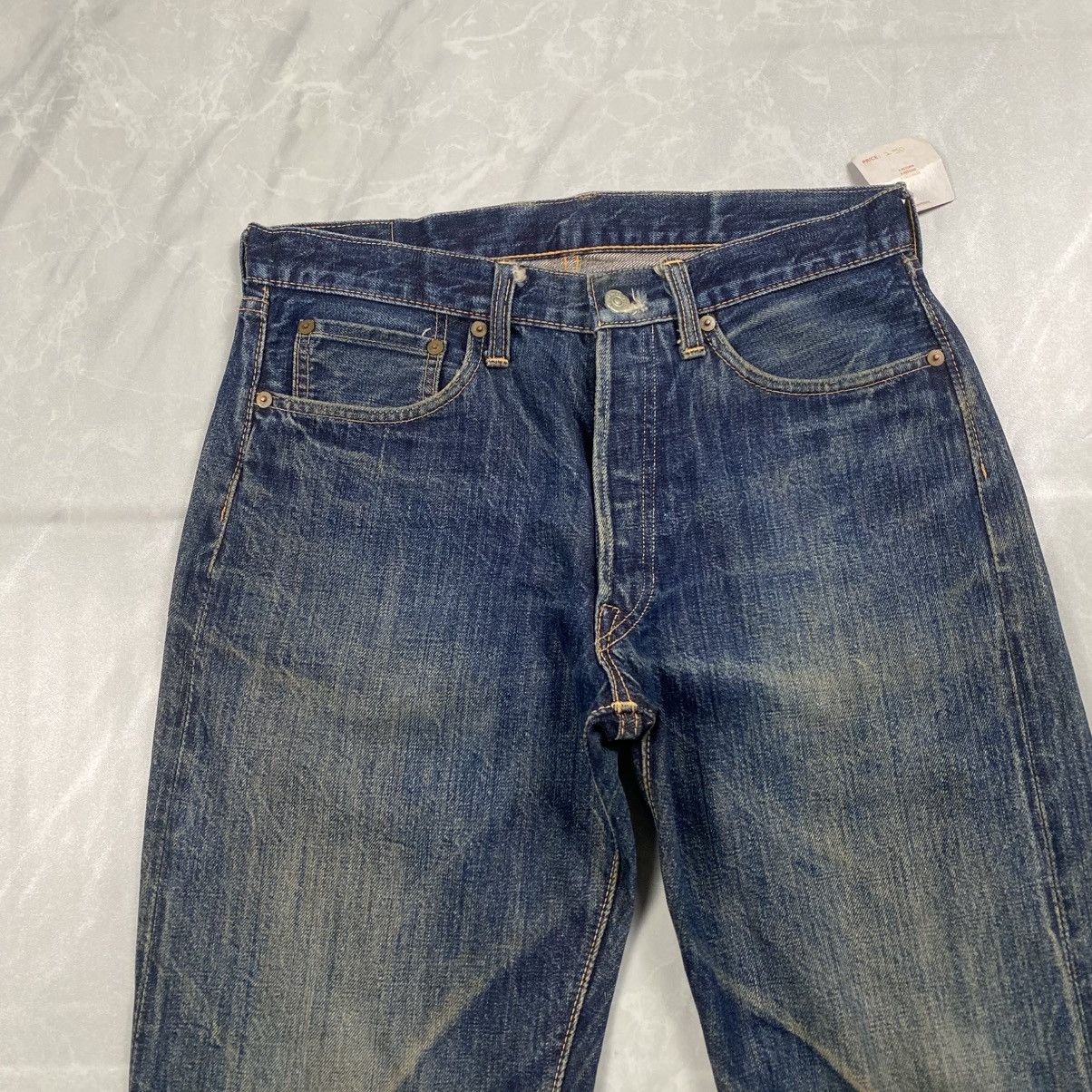 The Real McCoy's Rare Vintage Joe Mccoy Washed Selvedge Denim Size US 30 / EU 46 - 6 Thumbnail