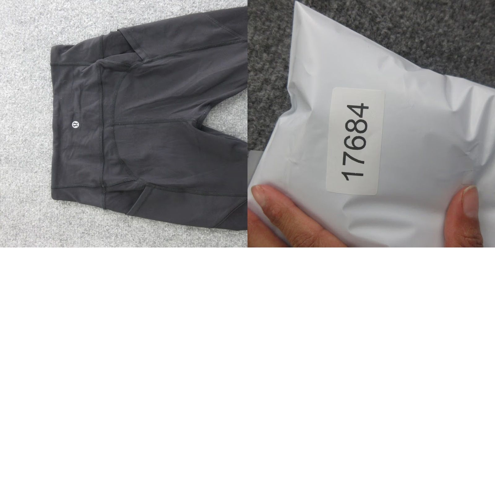 Lululemon Lululemon Womens Black High Rise Yoga Leggings Pockets LW5A7S P60 Pants 4 Size 27" / US 4 / IT 40 - 8 Thumbnail