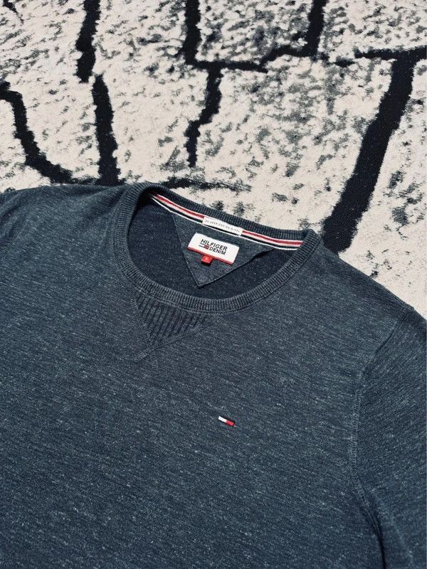 Tommy Hilfiger Tommy Hilfiger sweater navy blue L Size US L / EU 52-54 / 3 - 3 Thumbnail