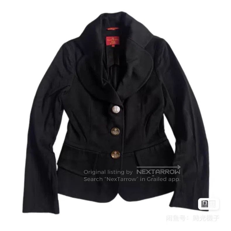 Vivienne Westwood Vivienne Westwood Used red label fitted waist suit jacket Size L / US 10 / IT 46 - 2 Thumbnail
