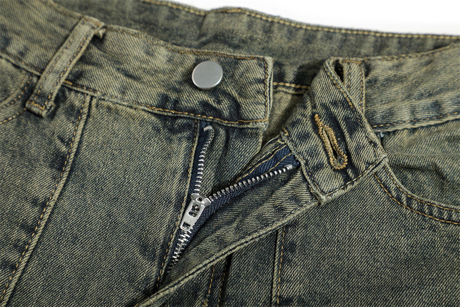 Jean × Vintage High-Waisted Wide-Leg Denim Pants Size US 32 / EU 48 - 4 Thumbnail