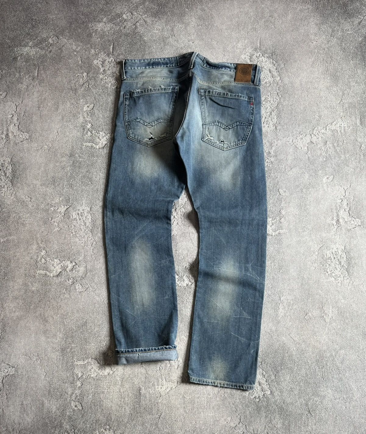 Replay Replay 36/34 Waitom distressed jeans pants trousers 👖 Y2K Size US 36 / EU 52 - 7 Thumbnail