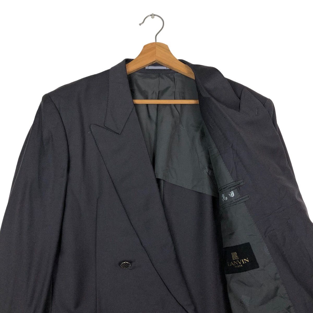 Japanese Brand 🔥Vintage Lanvin Paris Casual Coats Jacket Double Breast Size US M / EU 48-50 / 2 - 12 Thumbnail