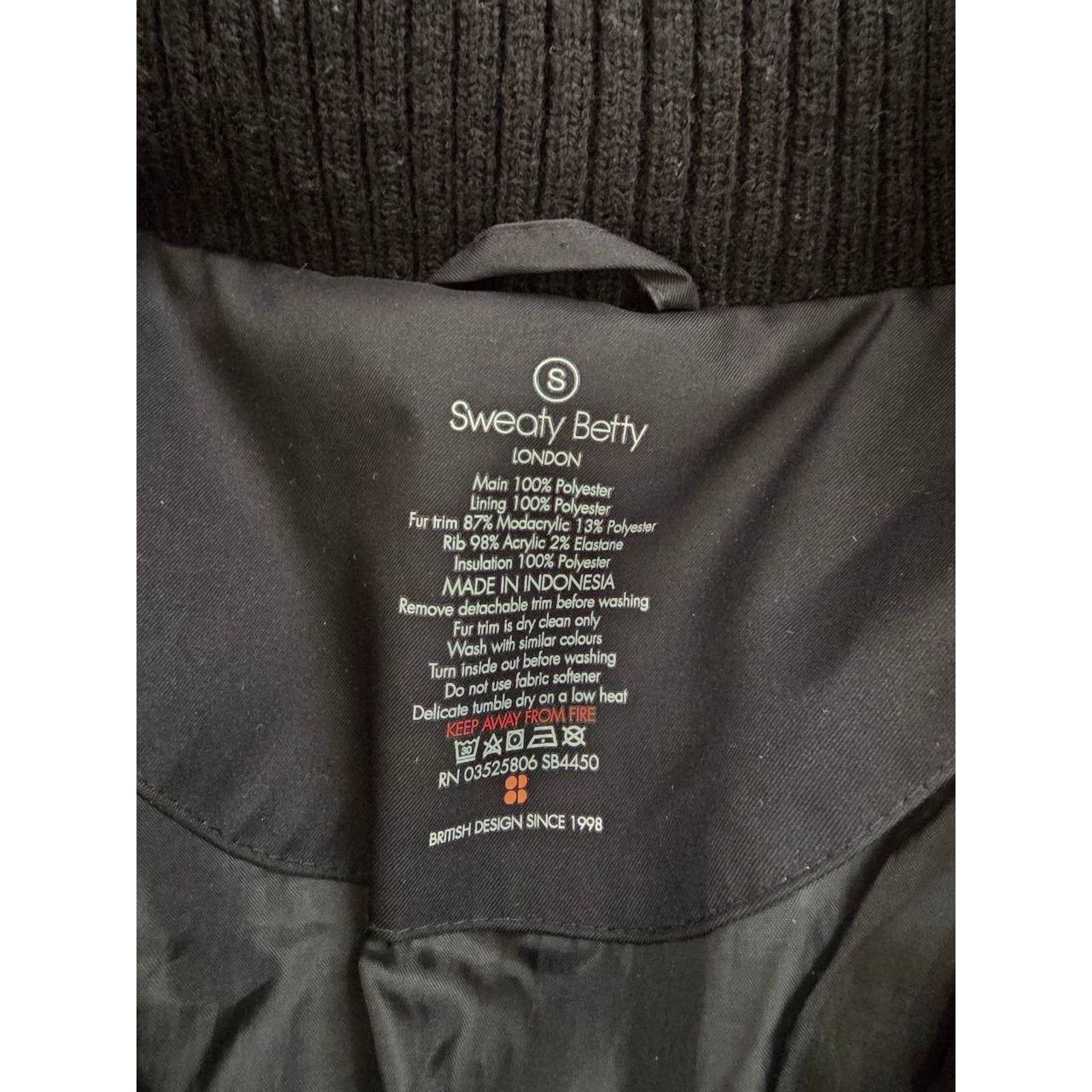 Sweaty Betty Sweaty Betty Base Camp Puffer Jacket Black Small A001400 Size S / US 4 / IT 40 - 9 Thumbnail