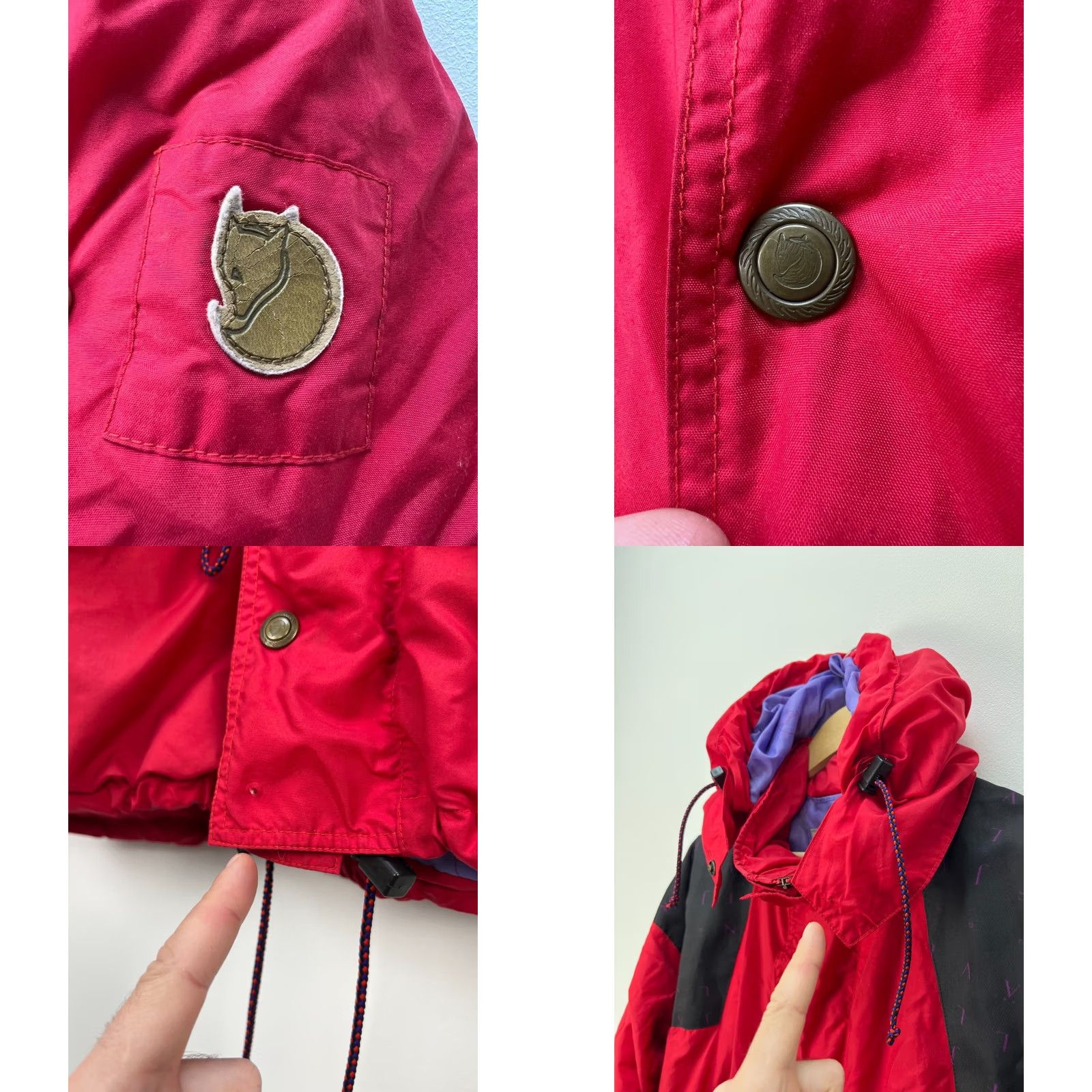 Vintage Fjällräven Vintage Gore-Tex Jacket Mens Size M Red 90s Windbreaker Jacket Mens M Vintage Size US M / EU 48-50 / 2 - 9 Thumbnail