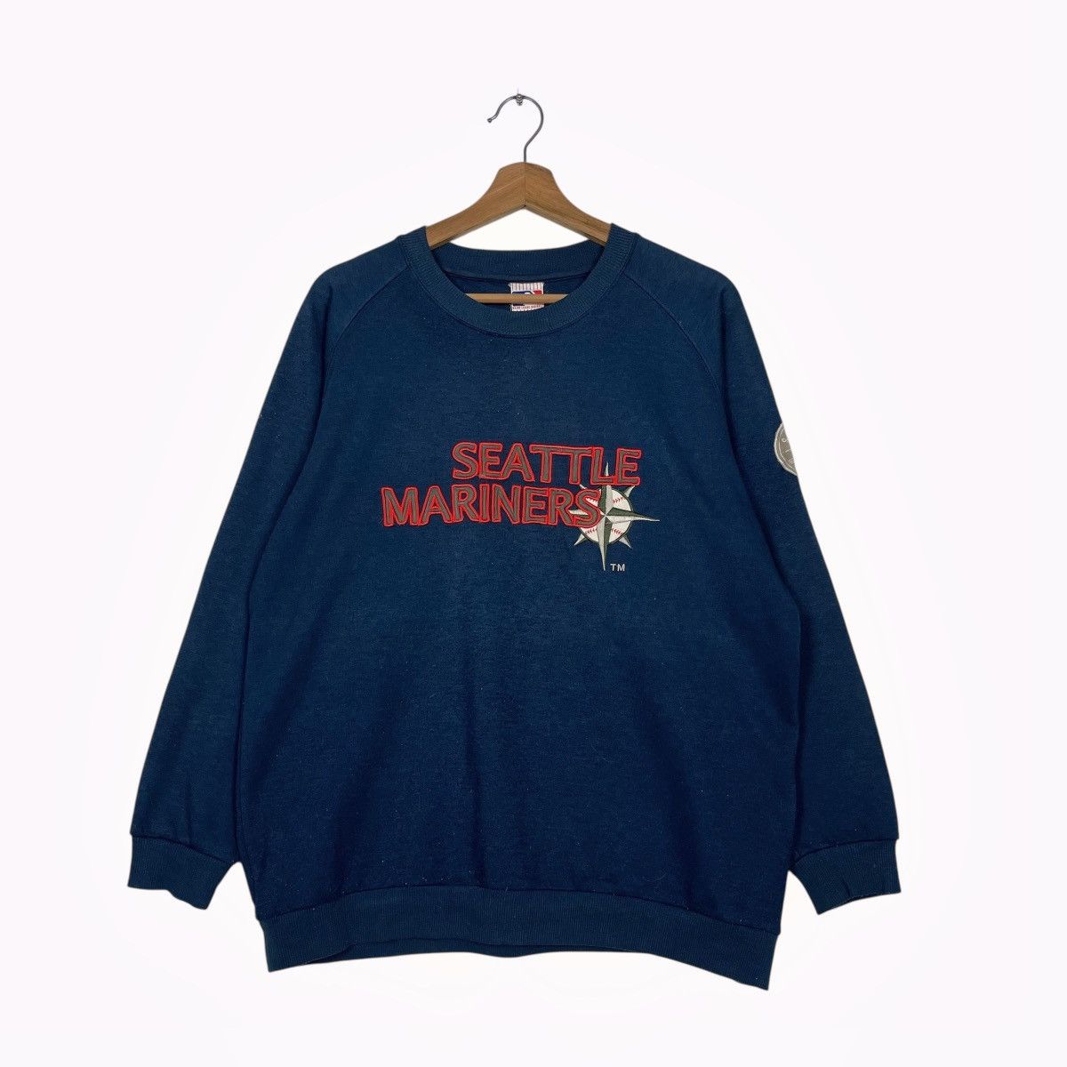 MLB Vintage Seattle Mariners Crewneck Sweatshirt Size US M / EU 48-50 / 2 - 1 Thumbnail