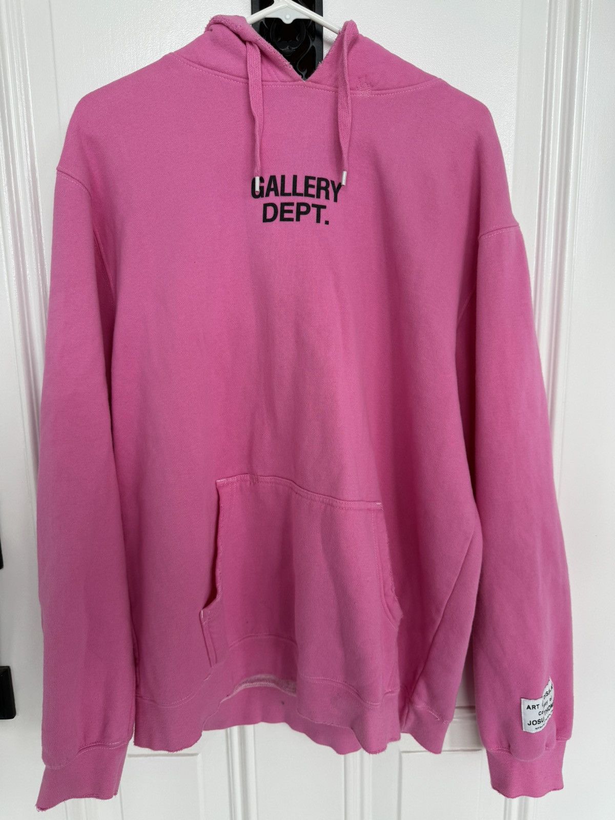 image of Gallery Dept Hoodie in Pink, Men's (Size XL)