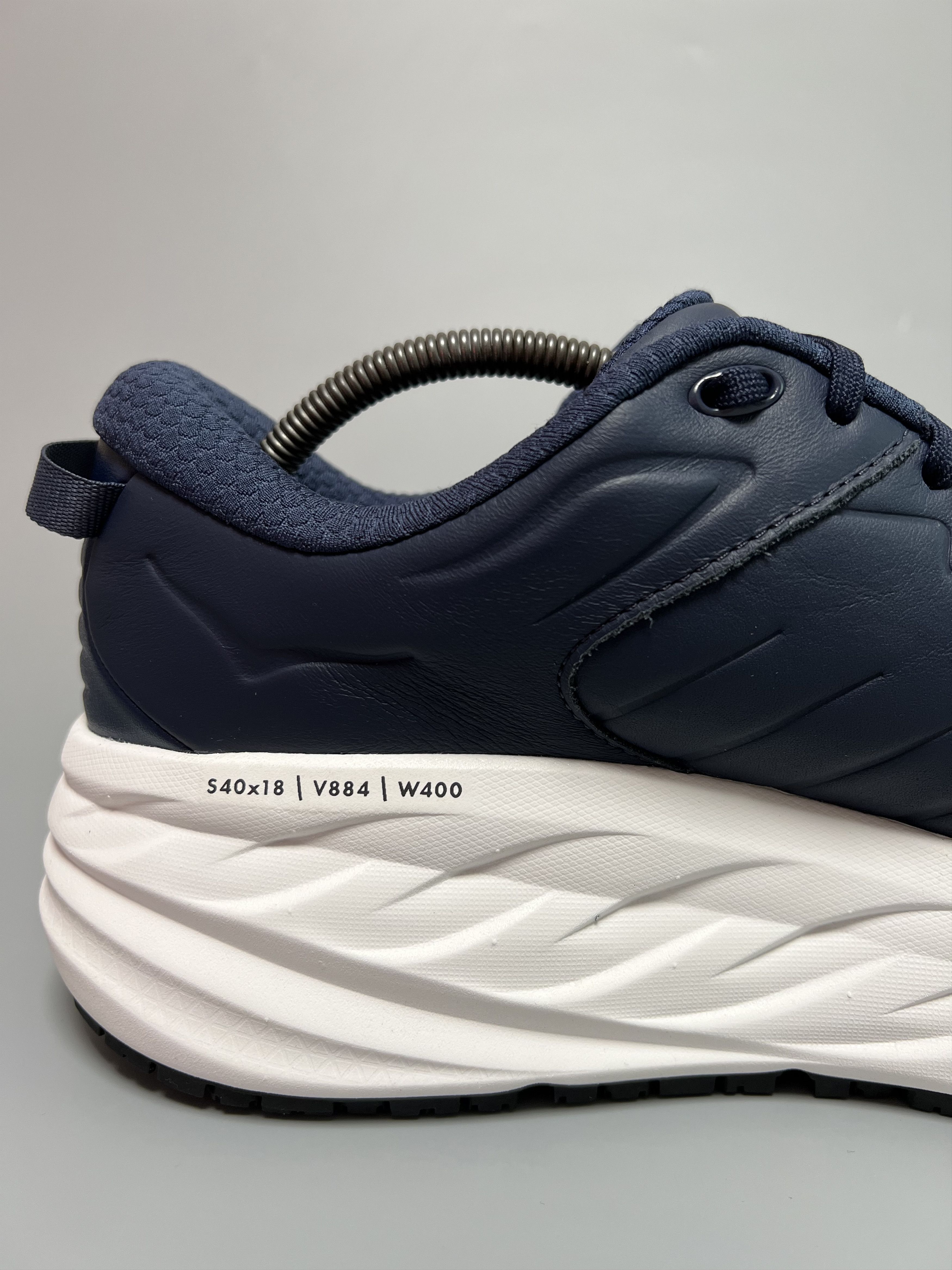 Hoka × Leather Hoka One One Bondi SR Running Shoes Walking Slip Resistant Size US 12.5 / EU 45-46 - 6 Thumbnail