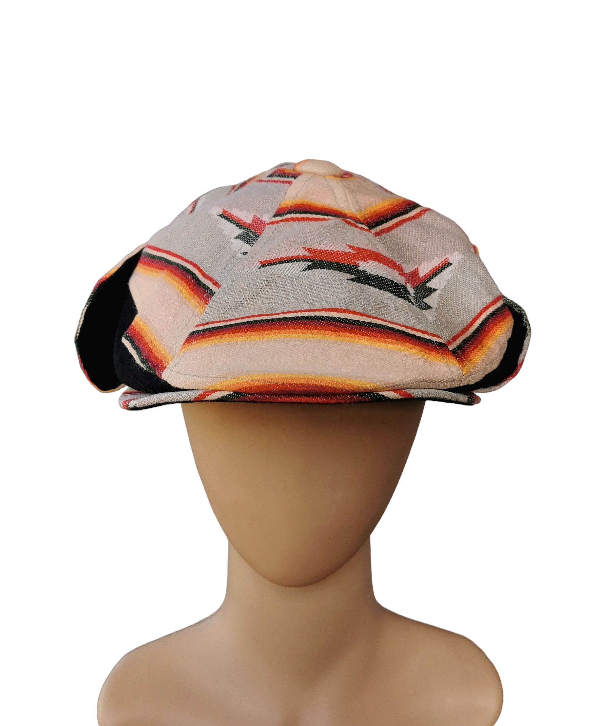 Vintage DL Headwear Navajo Flat Cap Size 38 - 3 Thumbnail