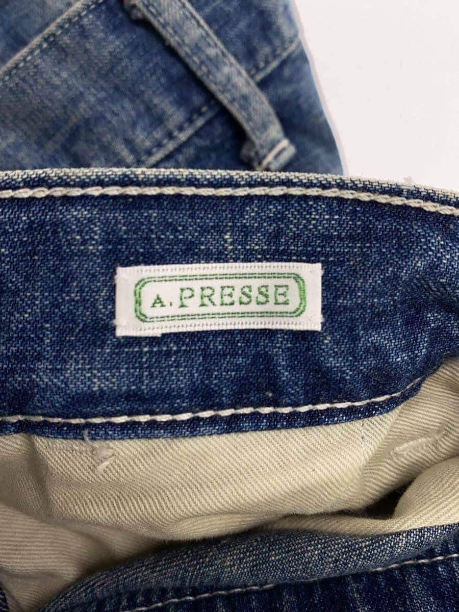 A.PRESSE Cotton Us Army Dungaree Denim Trousers Size US 28 / EU 44 - 4 Thumbnail
