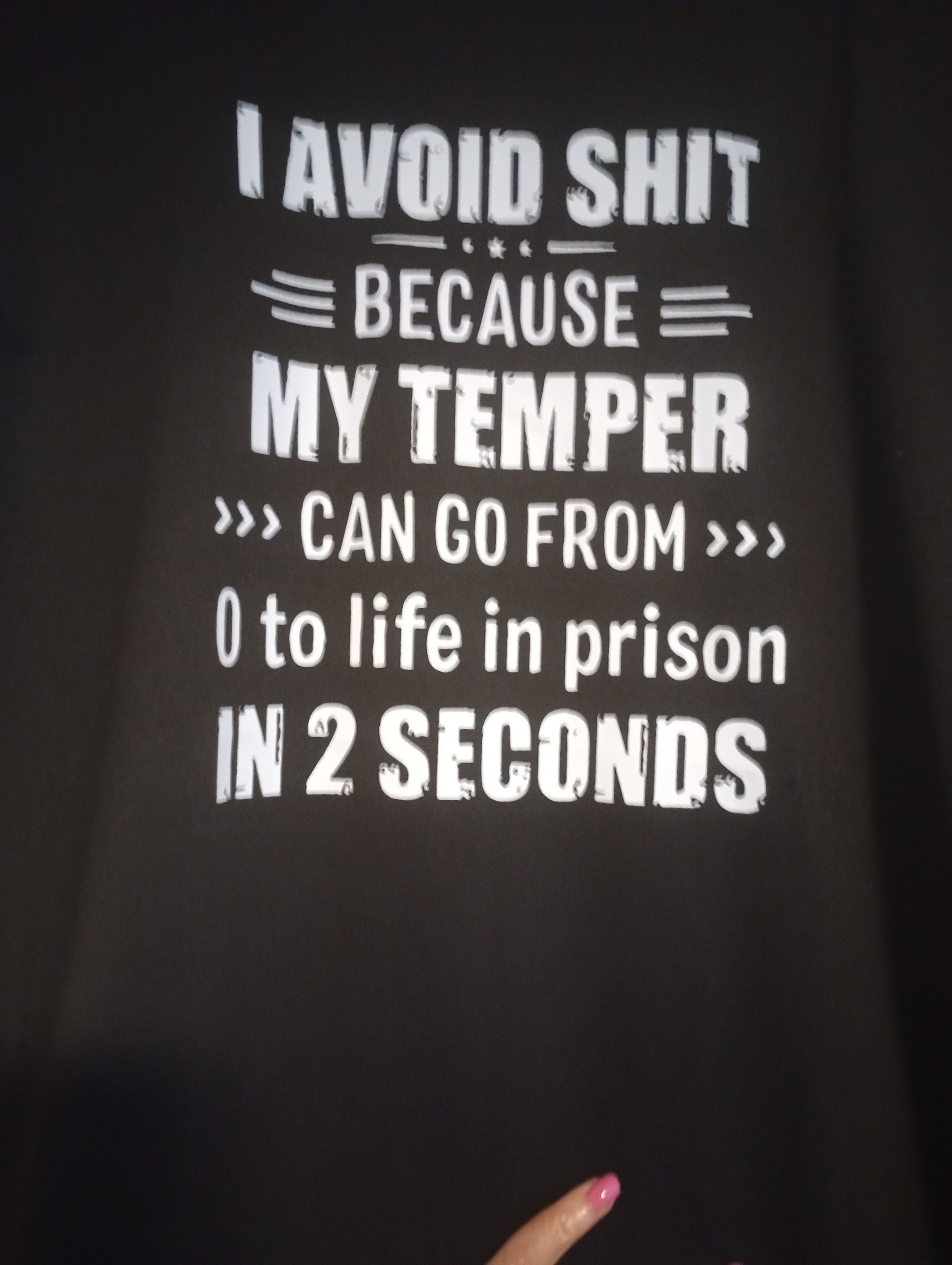Other Men's Fashion Black XL Print TShirt with Saying Size US XL / EU 56 / 4 - 3 Thumbnail