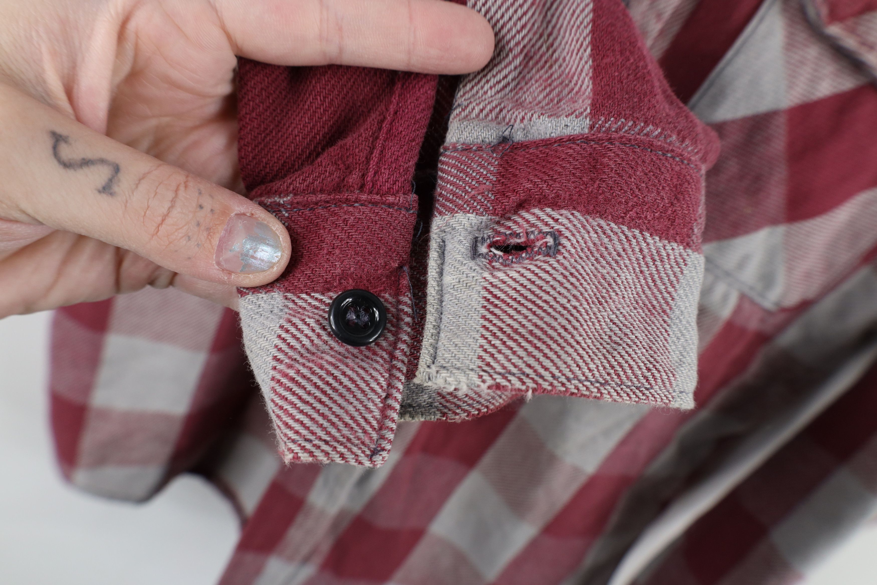 FiveBrother × Vintage Vintage 70s Five Brother Flannel Collared Button Shirt USA Size US M / EU 48-50 / 2 - 8 Thumbnail