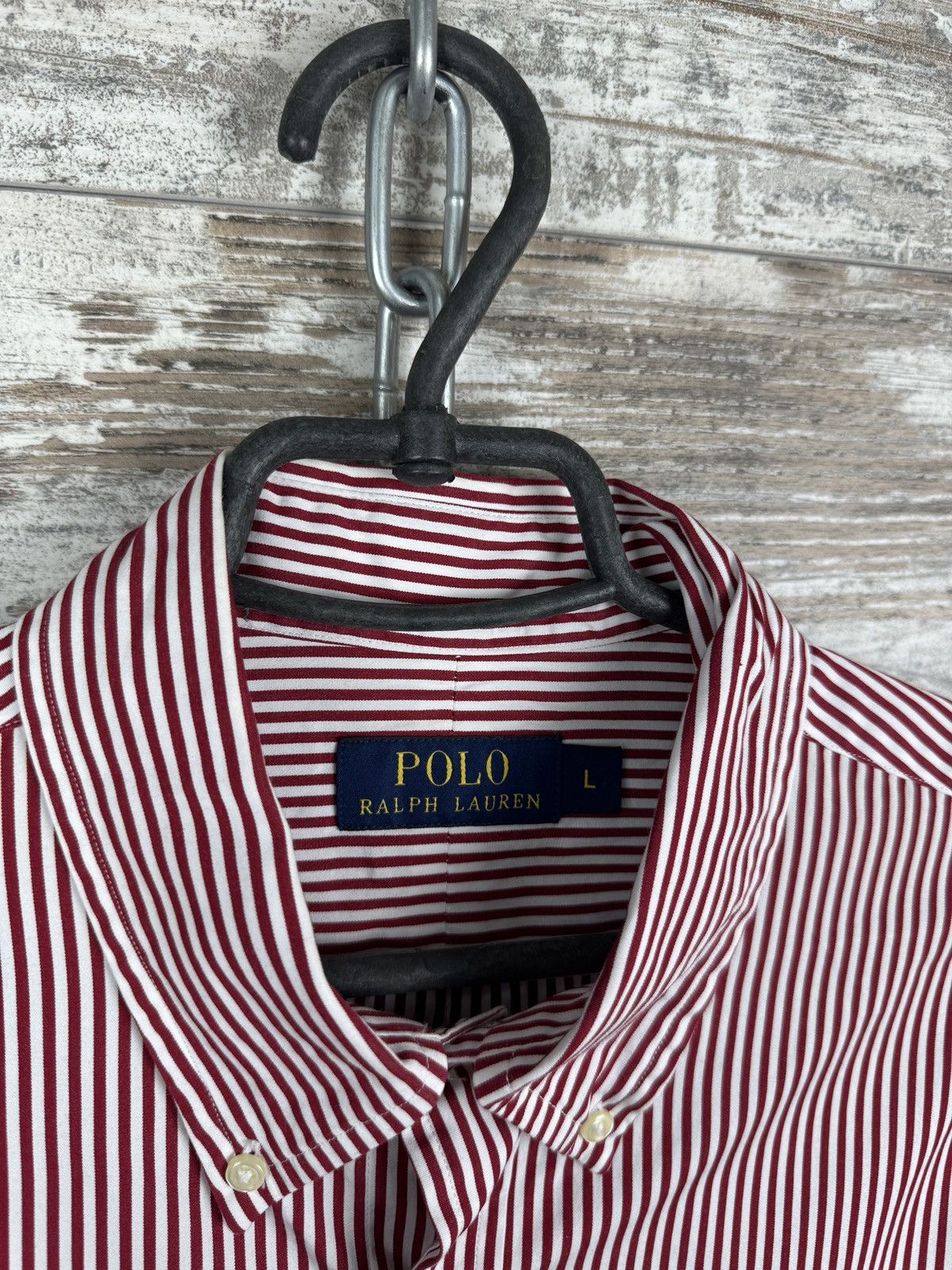 Polo Ralph Lauren × Vintage Mens Vintage Polo Ralph Lauren striped shirts button up Size US L / EU 52-54 / 3 - 7 Thumbnail