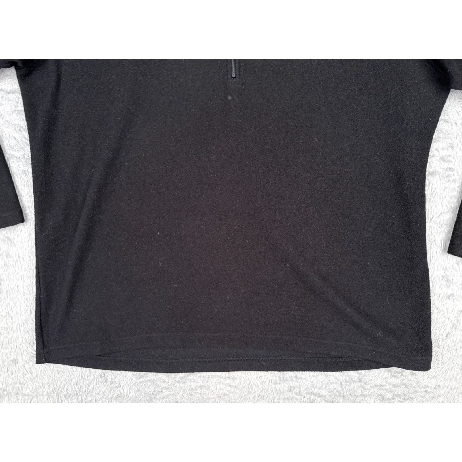 Patagonia Patagonia Sweater Adult XL Black 1/4 Zip Capilene Polyester Fleece Shirt Mens Regular Pullover Embroidered Logo 1/4 Zip Black Patagonia Size US XL / EU 56 / 4 - 5 Thumbnail
