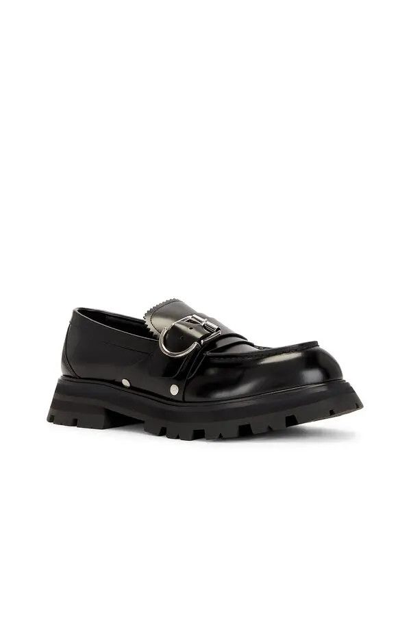 Alexander McQueen o1w1db10725 Wander Loafer in Black Size US 8 / EU 41 - 2 Thumbnail