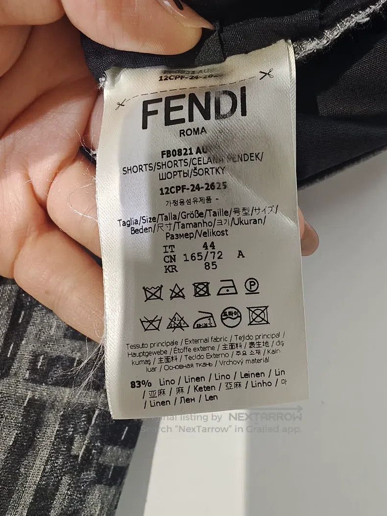 Fendi Fendi Monogrammed all-over print shorts Size US 28 / EU 44 - 5 Thumbnail