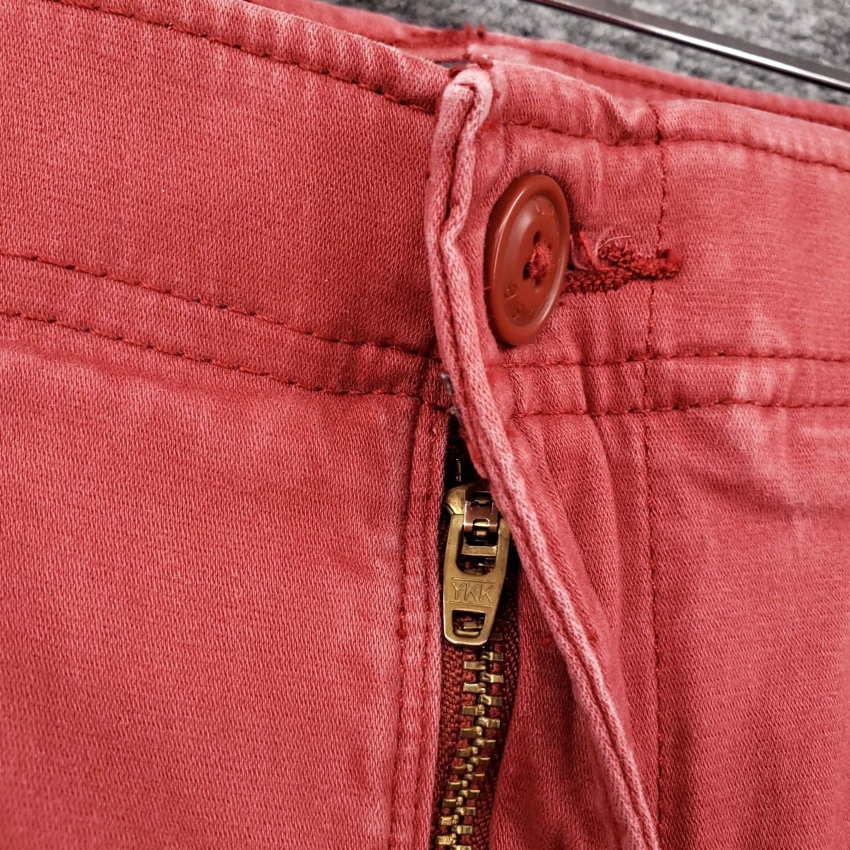 Lee Lee Shorts Mens 42 Red Chino Bermuda Flat Front Stretch Extreme Comfort Size US 42 / EU 58 - 7 Thumbnail