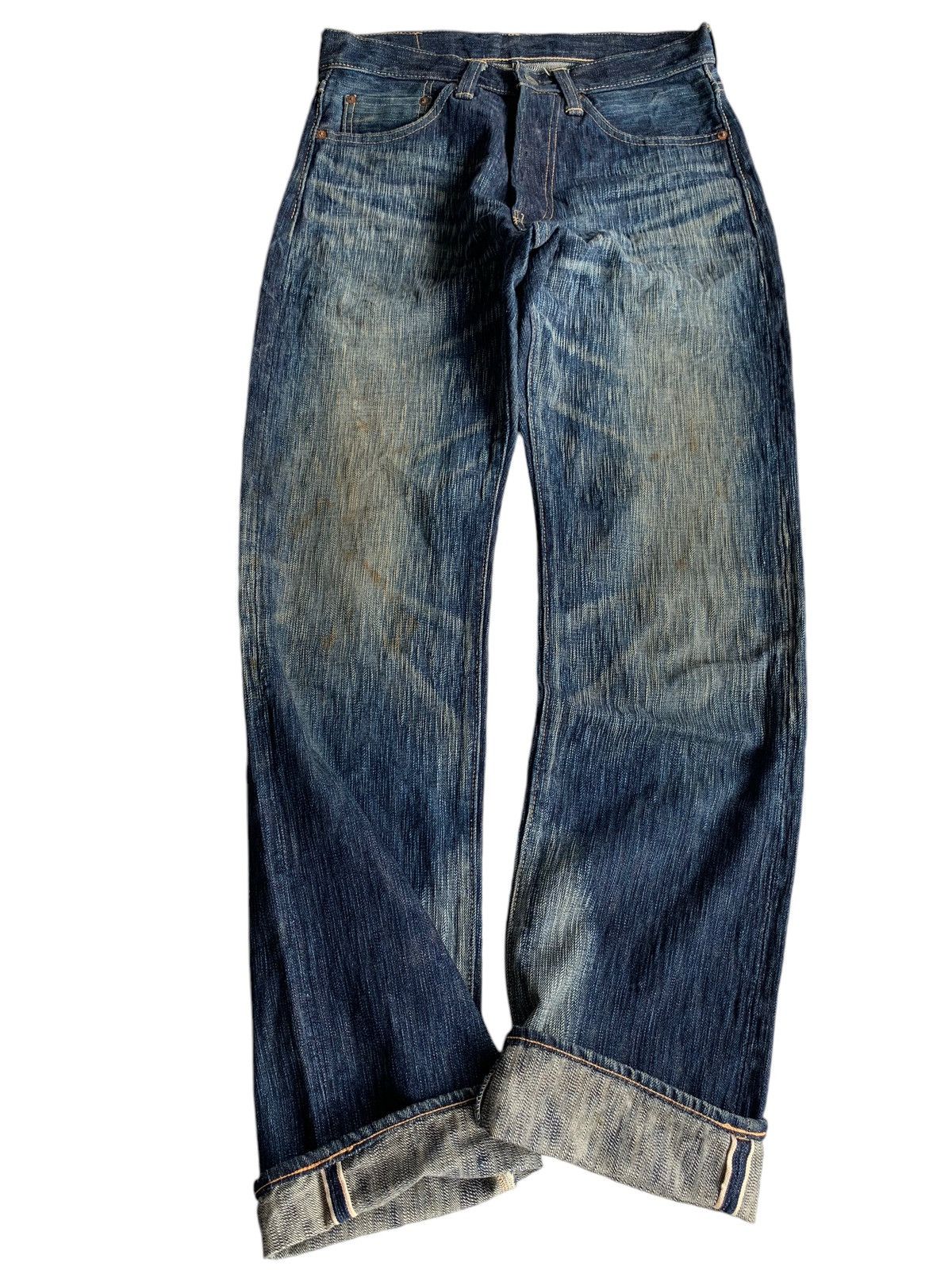 Japanese Brand × Kapital × Vintage ETERNAL SELVEDGE BUTTON FLY RUSTY JAPANESE DENIM Size US 30 / EU 46 - 5 Thumbnail