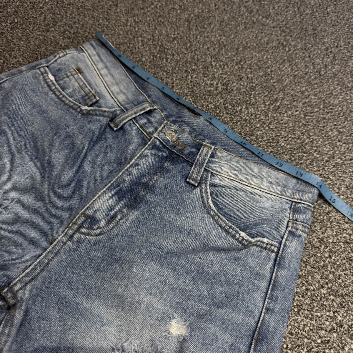 Warehouse Japanese Denim Warehouse Lady Distressed Jeans Size 28" / US 6 / IT 42 - 14 Thumbnail