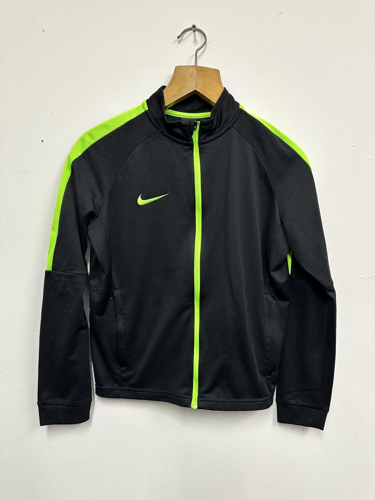 Nike Nike Dri-FIT Black and Neon Green Track Jacket Size L Size US L / EU 52-54 / 3 - 3 Thumbnail