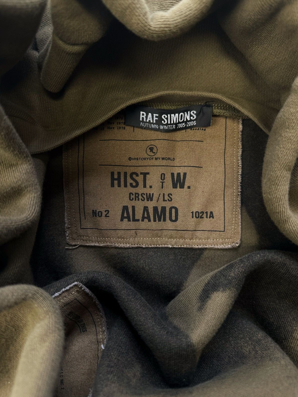 Raf Simons AW05 Raf Simons Alamo History of My World Patchwork Crewneck Size US M / EU 48-50 / 2 - 5 Thumbnail