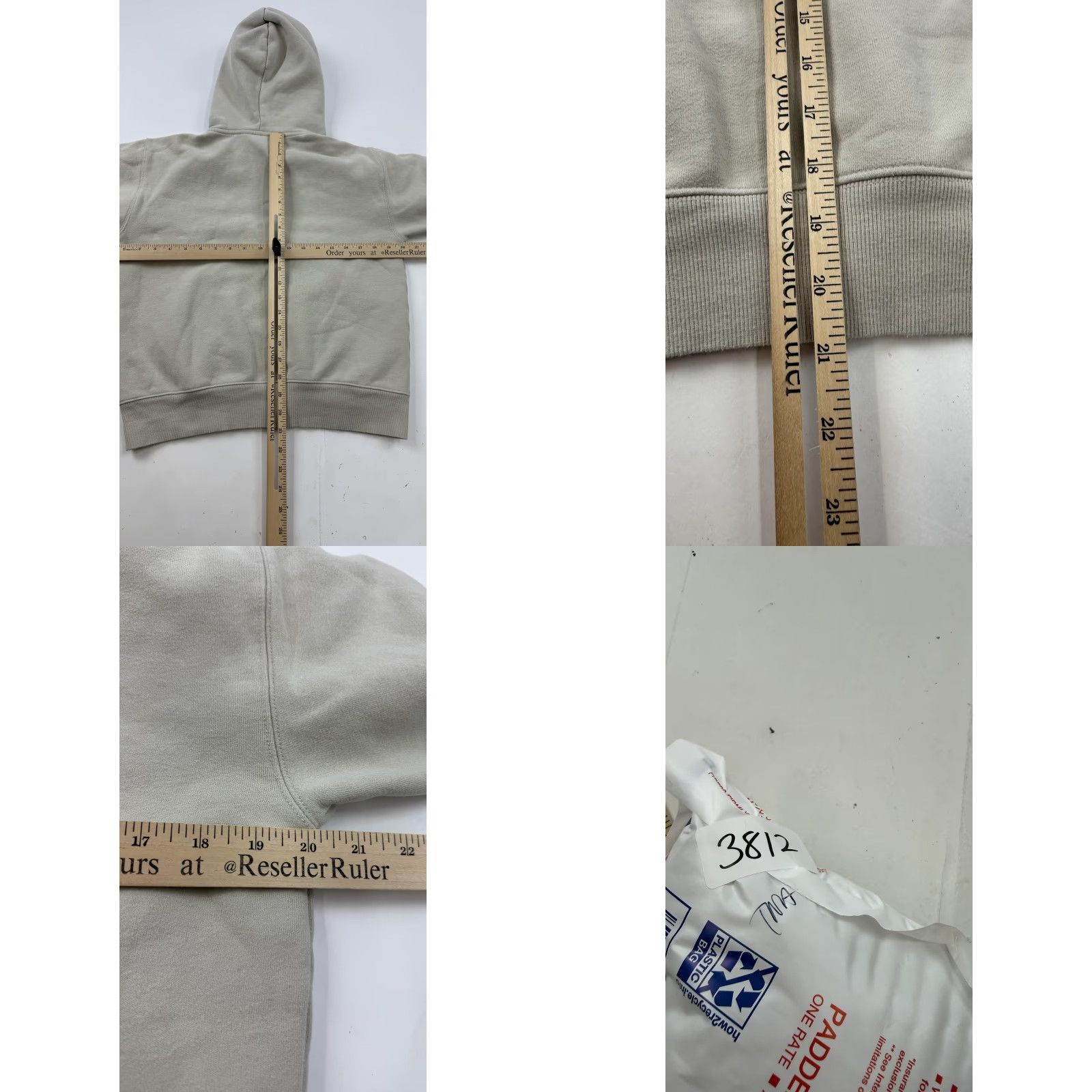 TNA TNA Hoodie Sweatshirt Womens Small Beige Regular Fleece Pullover Sweatfleece Cozy Fleece Size S / US 4 / IT 40 - 9 Thumbnail