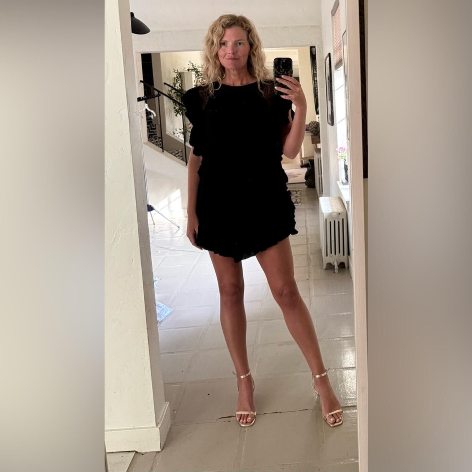 Iro IRO $425 Black Mini Dress, Size 34 size 2 or 4 Size S / US 4 / IT 40 - 2 Thumbnail