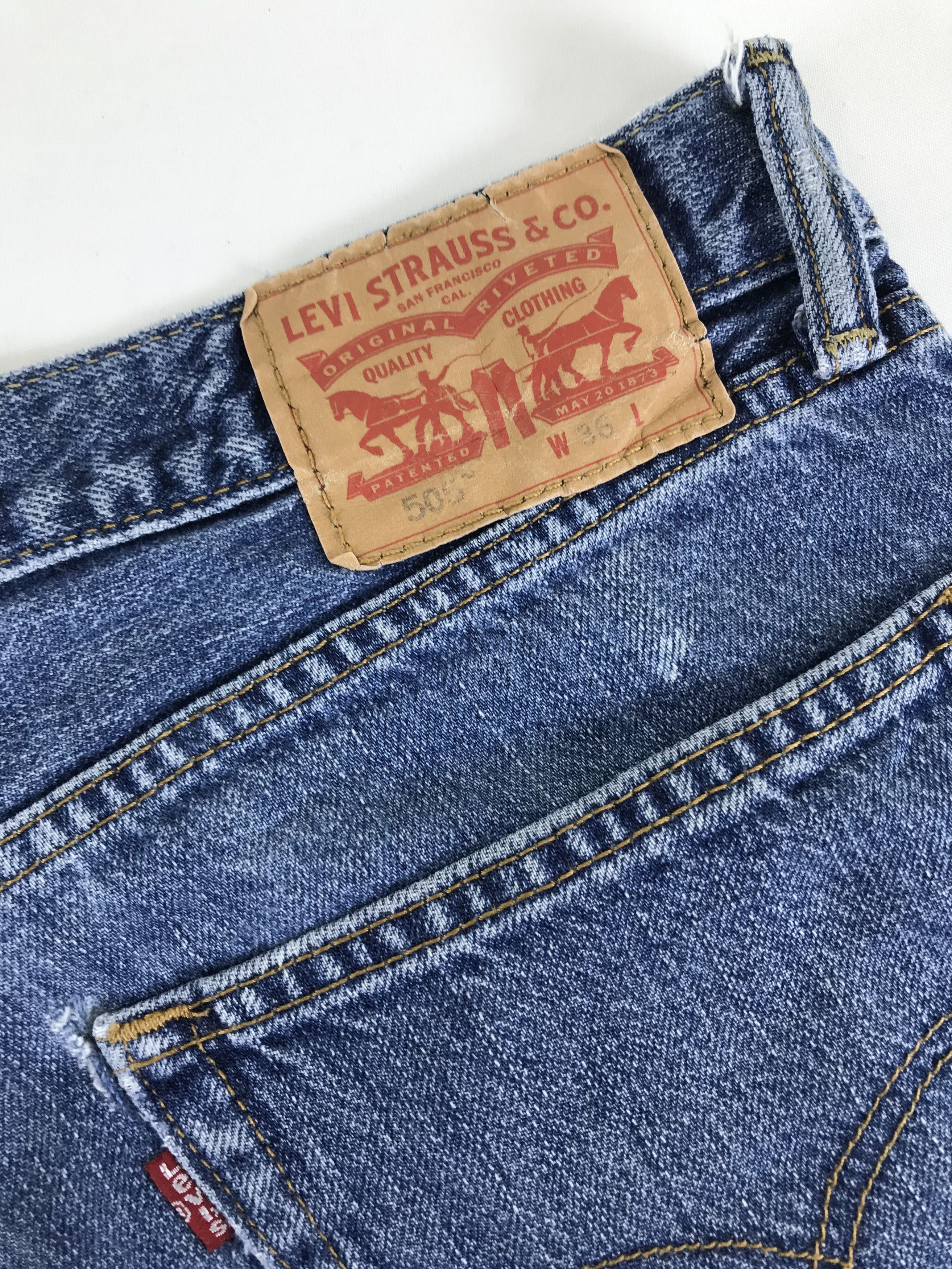 Levi's Vintage Levi's 505 Blue Wash Short Jeans Size US 36 / EU 52 - 7 Thumbnail