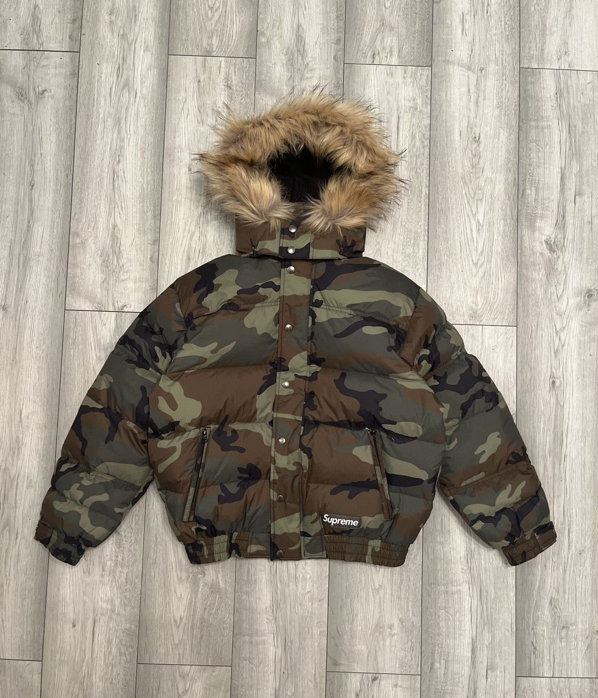 Supreme Supreme FW25 Face Mask 700 Fill Down Puffer Jacket Camo Size US M / EU 48-50 / 2 - 2 Thumbnail