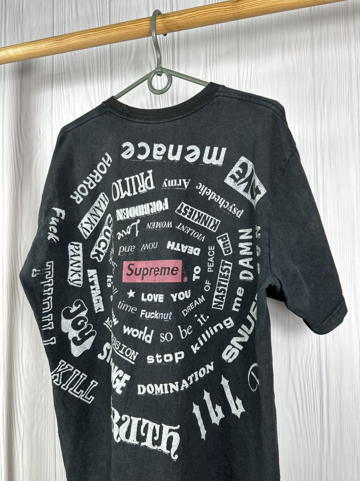 Supreme Supreme Spiral Logo T-Shirt Size L Size US L / EU 52-54 / 3 - 3 Thumbnail