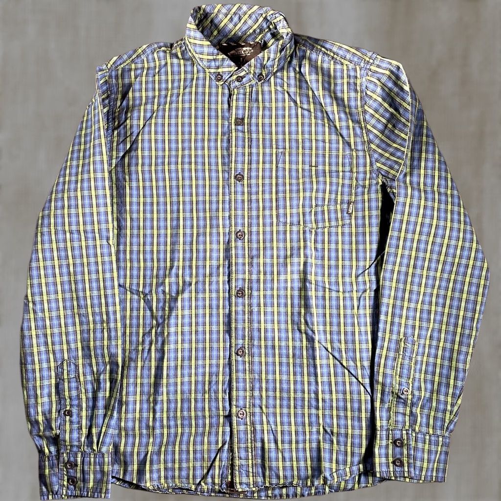 Vans Vans Shirt Mens Small Blue Plaid Johnny Layton Button-Down Casual Skate Size US S / EU 44-46 / 1 - 1 Thumbnail