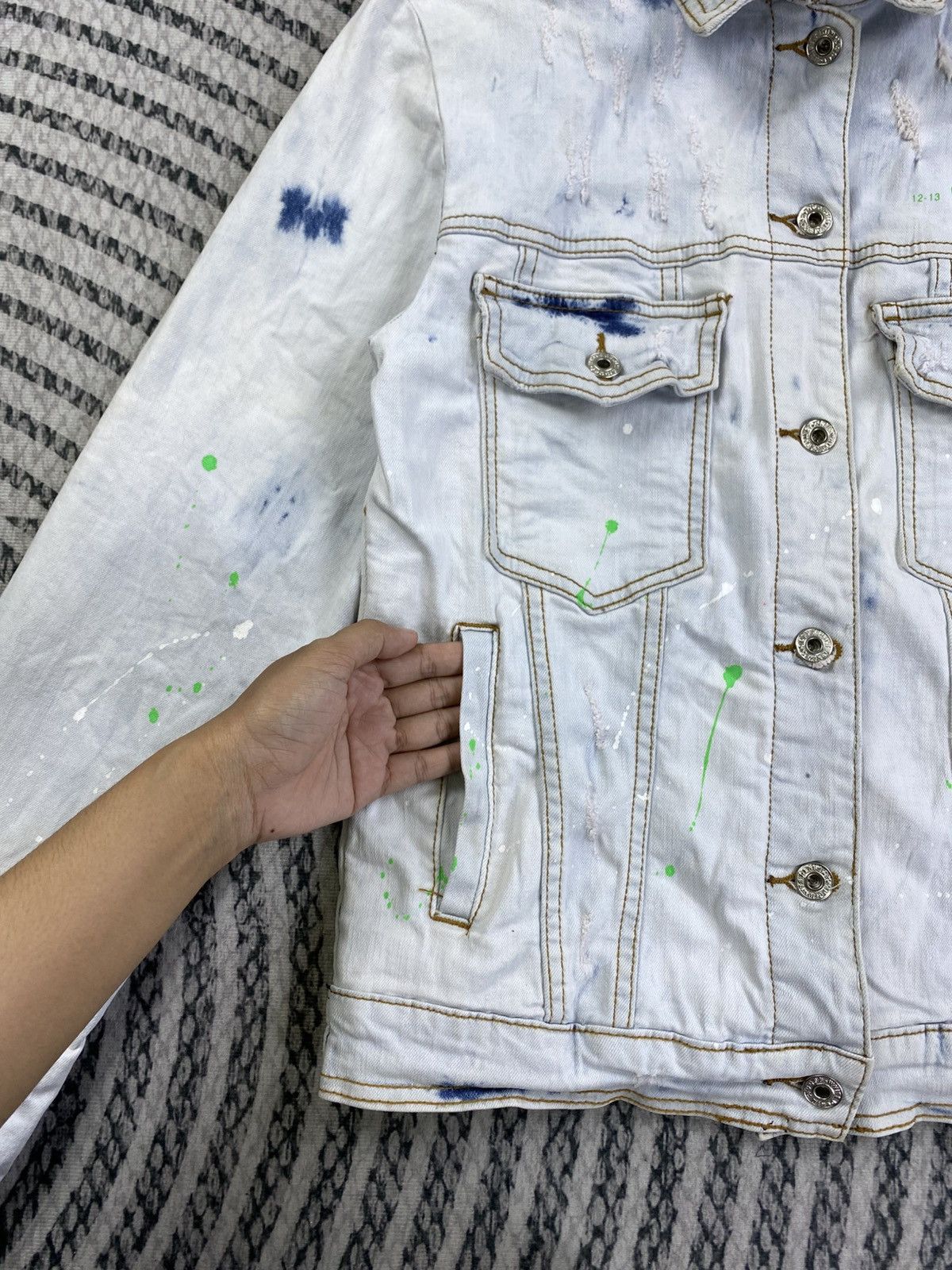 Off-White 2013 OFF-WHITE c/o VIRGIL ABLOH Denim Jacket Size US S / EU 44-46 / 1 - 7 Thumbnail