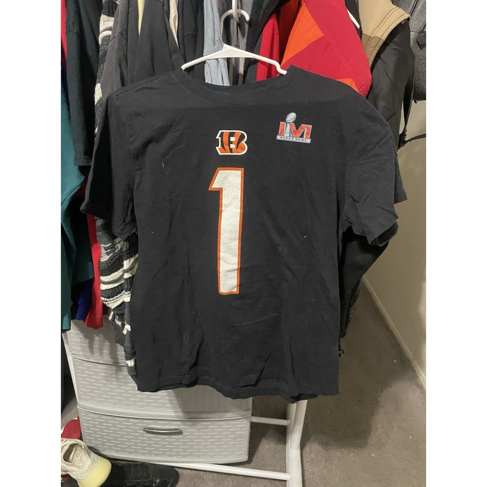 Nike Size M-Ja'marr Chase Cincinnati Bengals Super Bowl LVI #1 Size US M / EU 48-50 / 2 - 1 Thumbnail