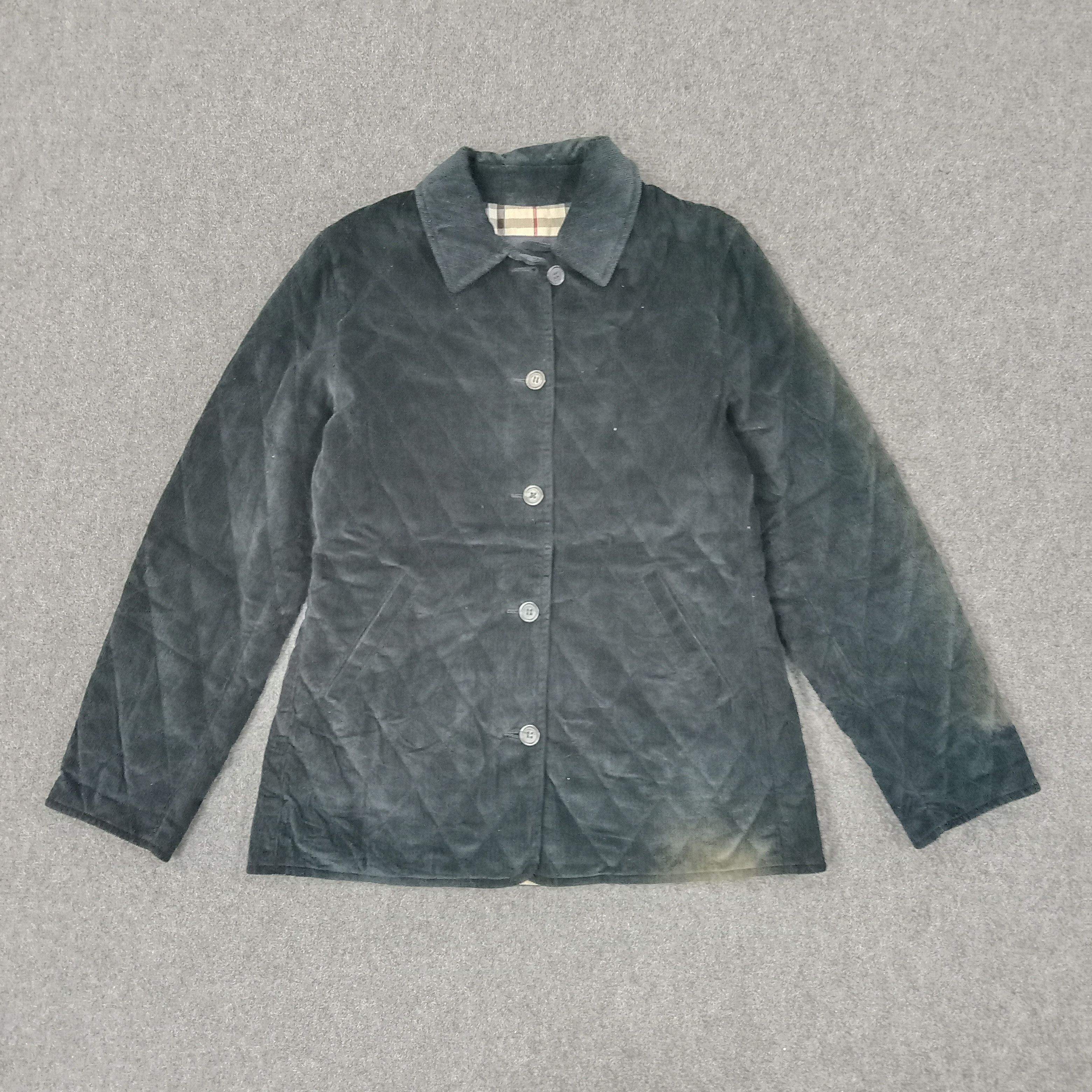Burberry Burberry London Designer Brand Velvet Jacket Size S / US 4 / IT 40 - 4 Thumbnail