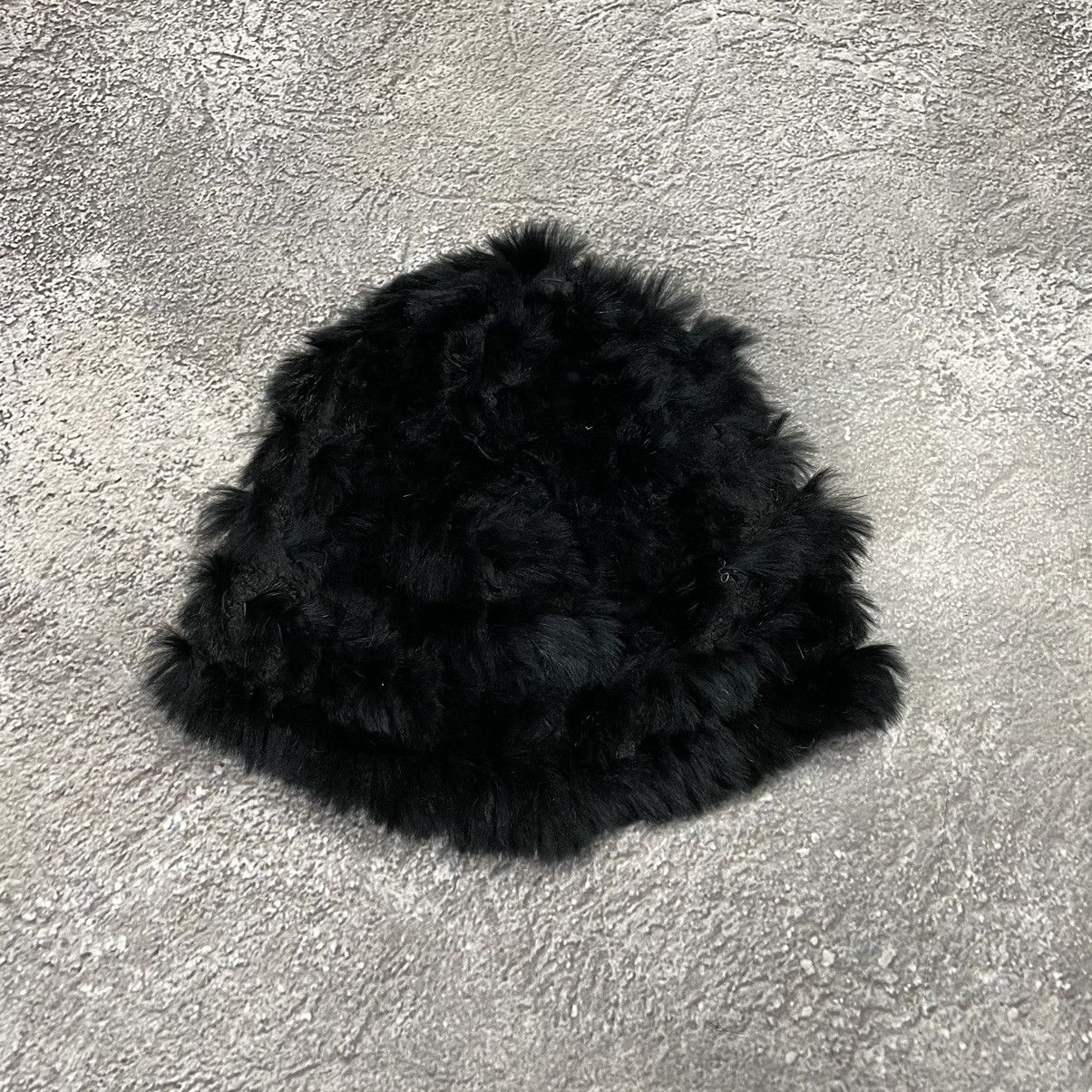 If Six Was Nine Vintage 90s Alt Beanie Mohair Ushanka Faux American VTg Size ONE SIZE - 2 Thumbnail