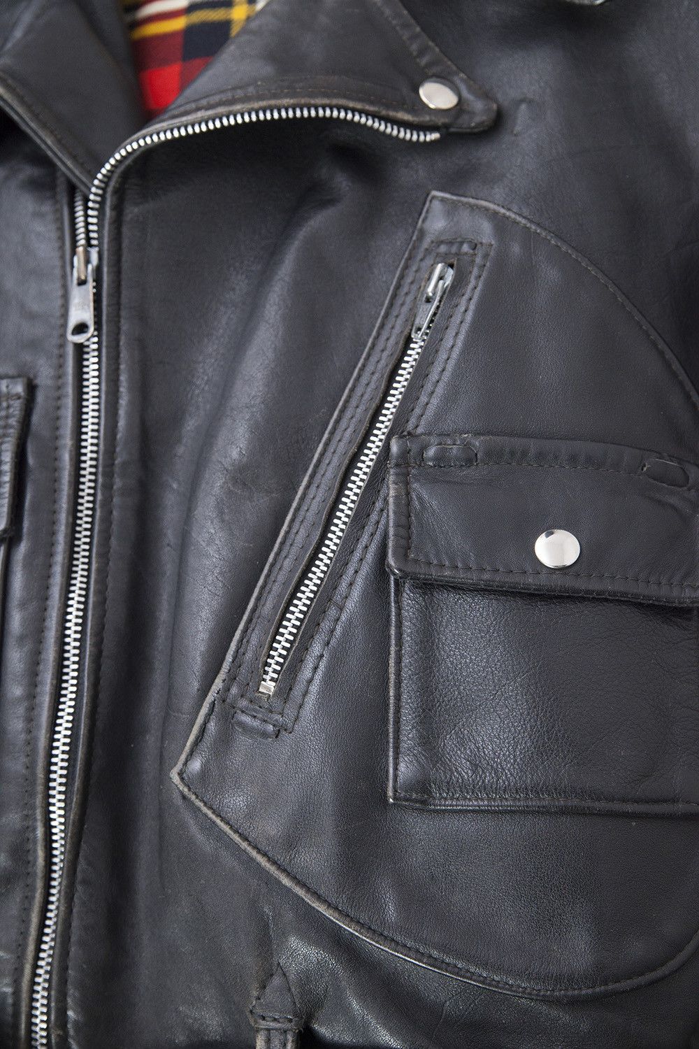 Vintage 1980's Brimaco D-pocket leather jacket Size US S / EU 44-46 / 1 - 6 Thumbnail