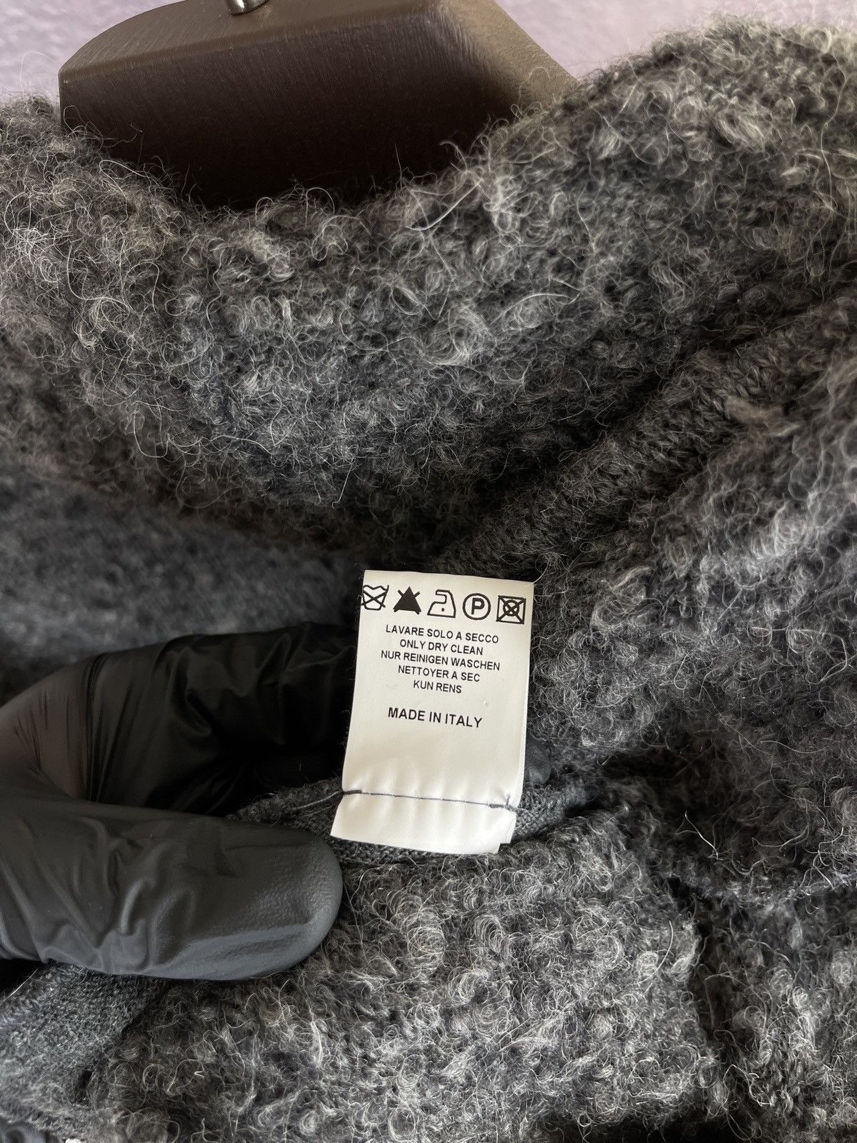 Transit × Transit Uomo Transit Par-Such 100 grey wool alpaca cape coat poncho sz 2 Size M / US 6-8 / IT 42-44 - 18 Thumbnail