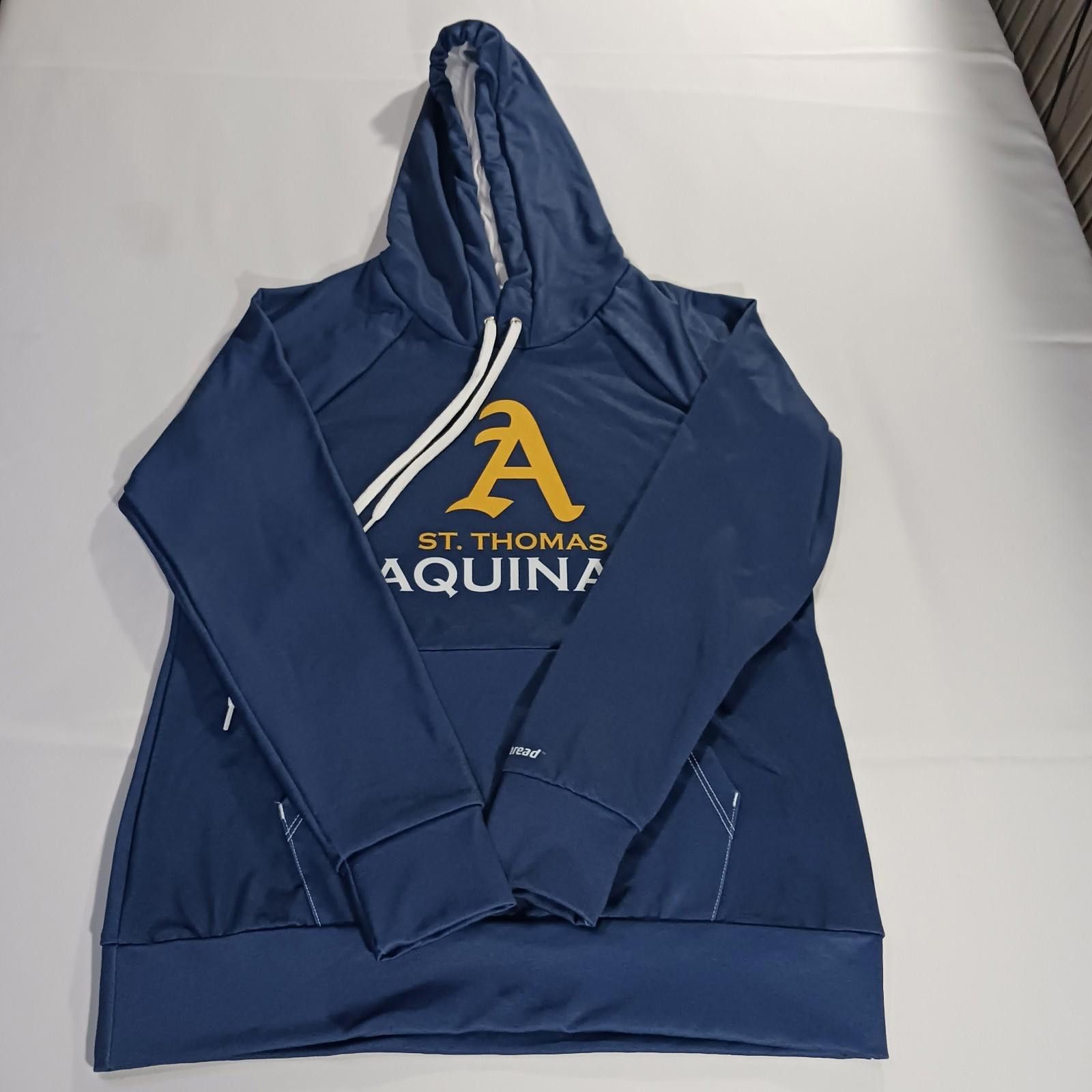 Designer Fanthread St. Thomas Aquinas Men's Blue Hoodie Sweatshirt M Size M / US 6-8 / IT 42-44 - 1 Thumbnail