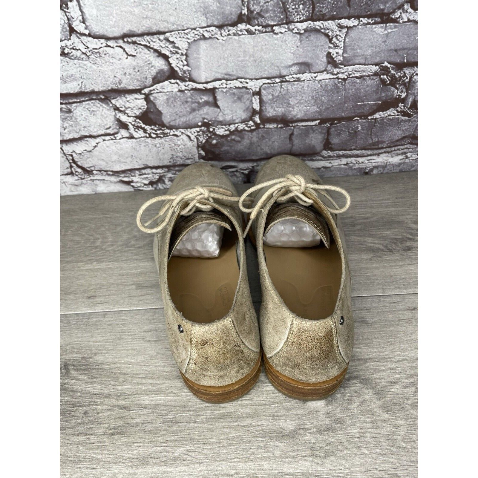 Rockport Rockport Adiprene Light Taupe Leather Cap Toe Oxfords Lace S Size US 8.5 / EU 41-42 - 20 Thumbnail
