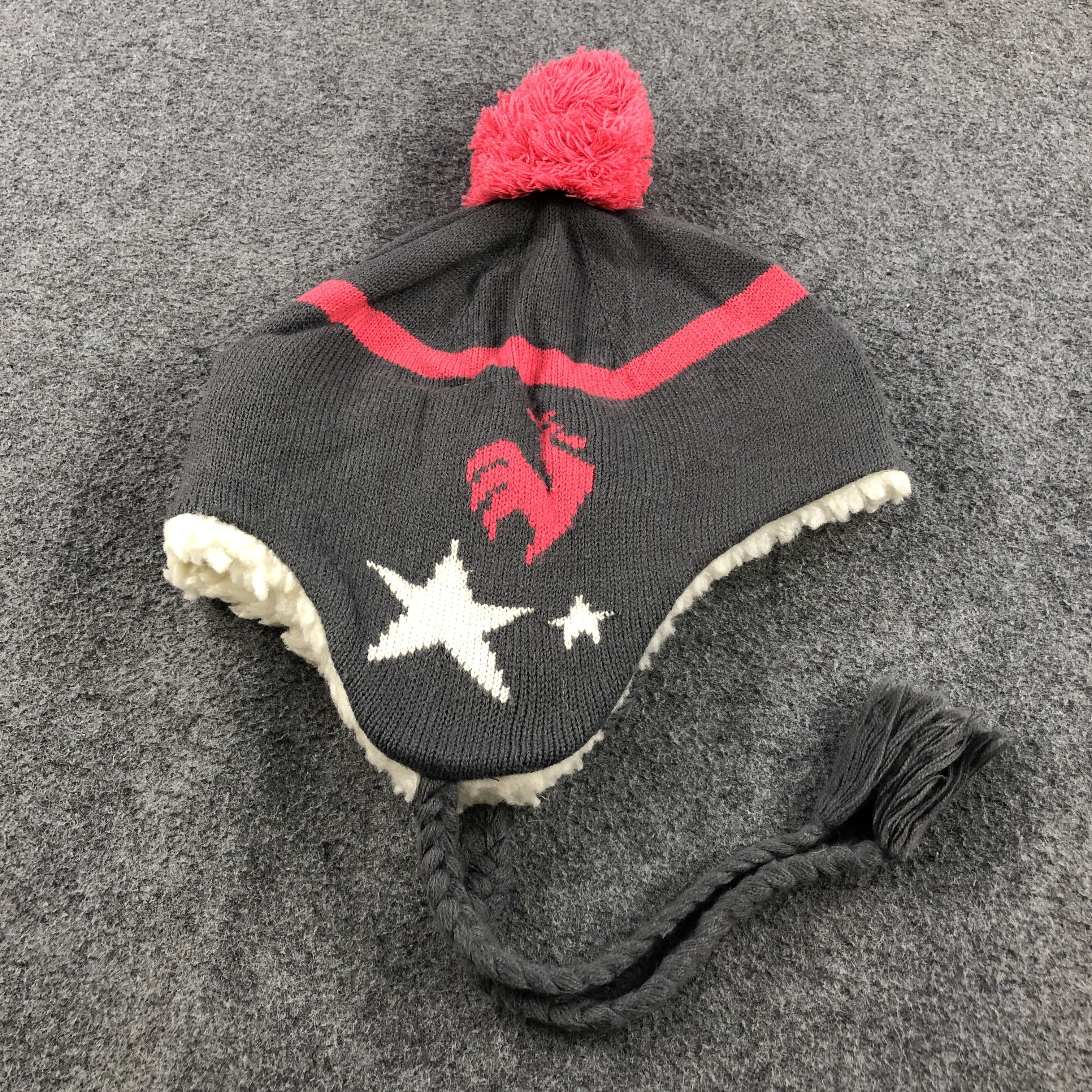 Le Coq Sportif Le Coq Sportif Earflap Bobble Beanie Snowcap Snow Hat B383 Size ONE SIZE - 5 Thumbnail