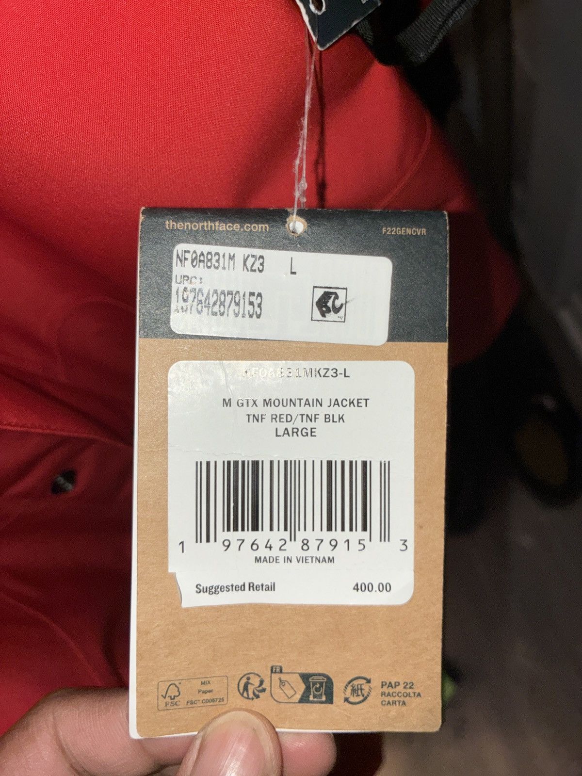 The North Face Gortex north face mountain jacket Size US L / EU 52-54 / 3 - 2 Thumbnail